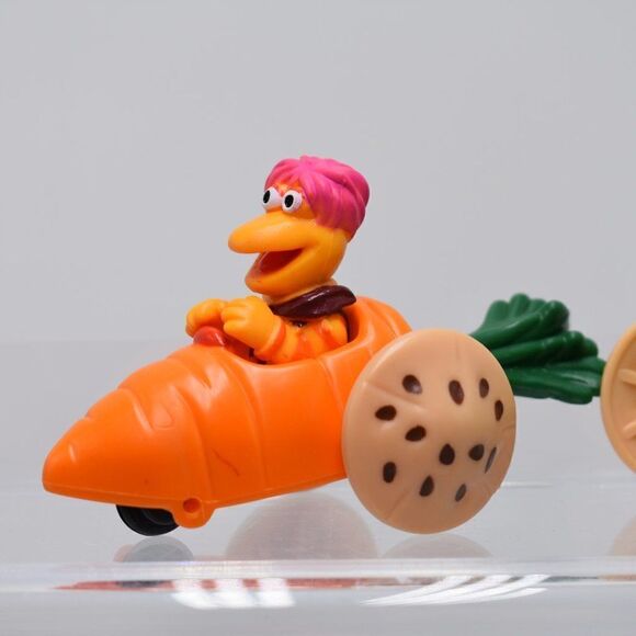 Vintage Toys, Fraggle Rock McDonald's Mokey Gogo Carrot Car Push Along Racers - Picture 7 of 8